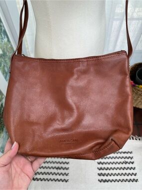 American Leather Co. Brown Crossbody Purse